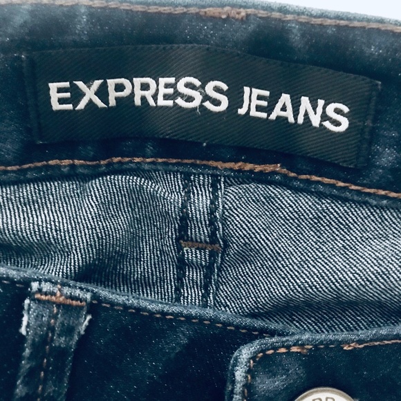 Express Women’s Skinny midrise skinny jeans size 0 - Picture 2 of 5